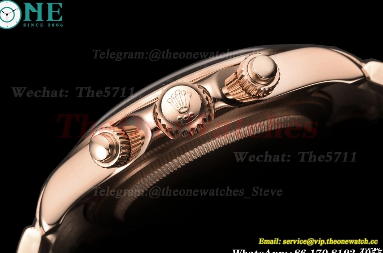 40mm GDF A3836 Brown RG RG Dial Daytona 0109